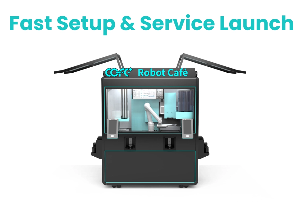 COFE+ 7th Gen Robor Barista fast setup and service launch