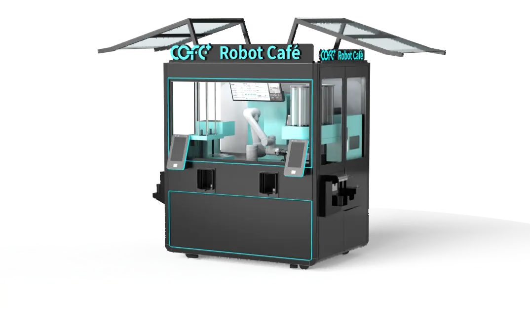 7th-Gen Indoor Robot Coffee Kiosk -right