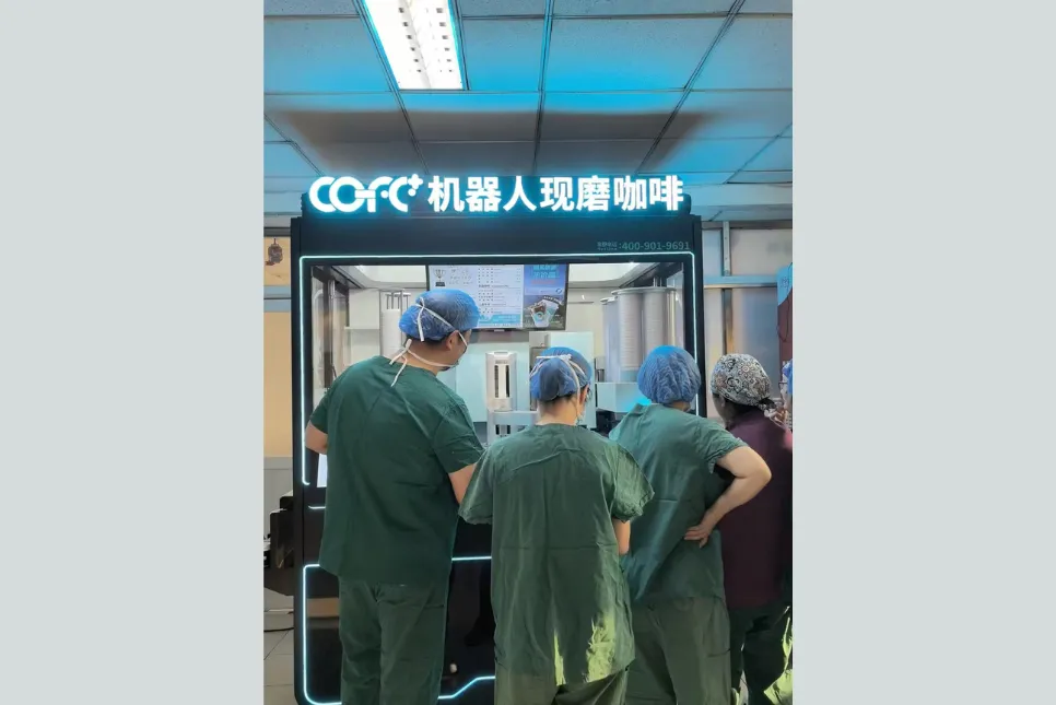 robot coffee for hospitals 24 7 hygiene and service