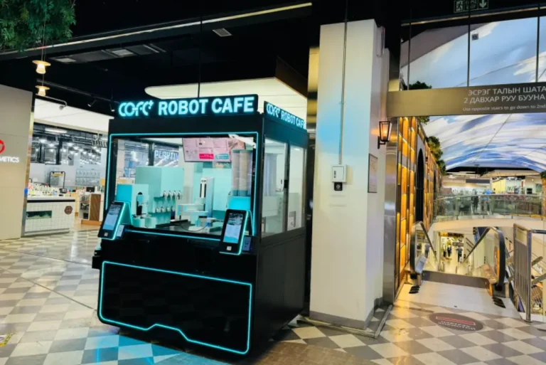 how to estimate monthly revenue for a robot coffee kiosk
