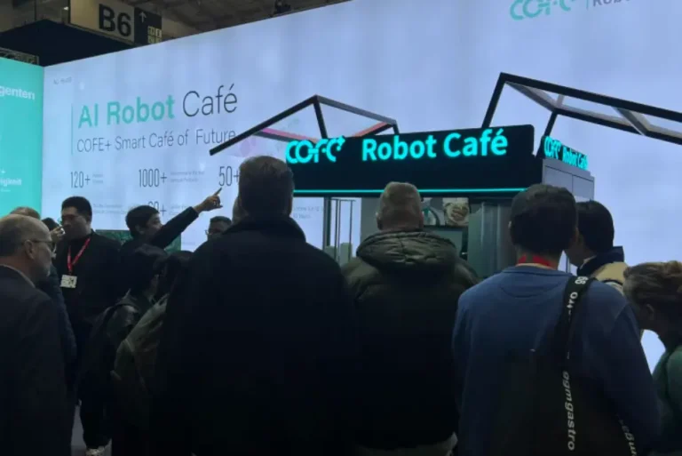 robot coffee kiosk business planning for first time investors